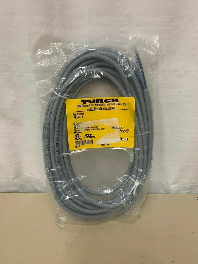 Used Turck RK 4T-6 Euro Fast Cord Set