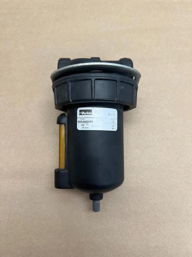 Used Parker F602-04WG/M5 250 PSI Pneumatic Filter