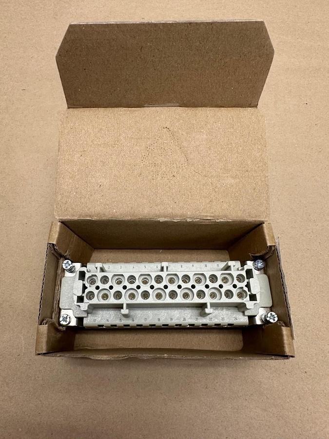 Used Harting 09330242748 Han 24 ES Press-F *NEW*