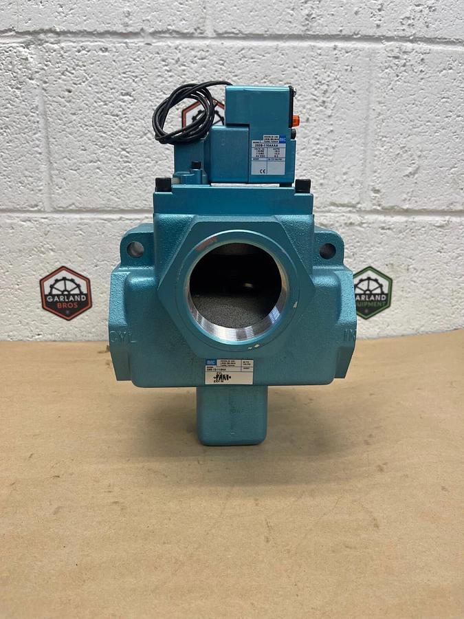 Used MAC 59B-12-116AA Solenoid Valve, 110/120 VAC, 50/60 Hz, 25 to 150 PSI