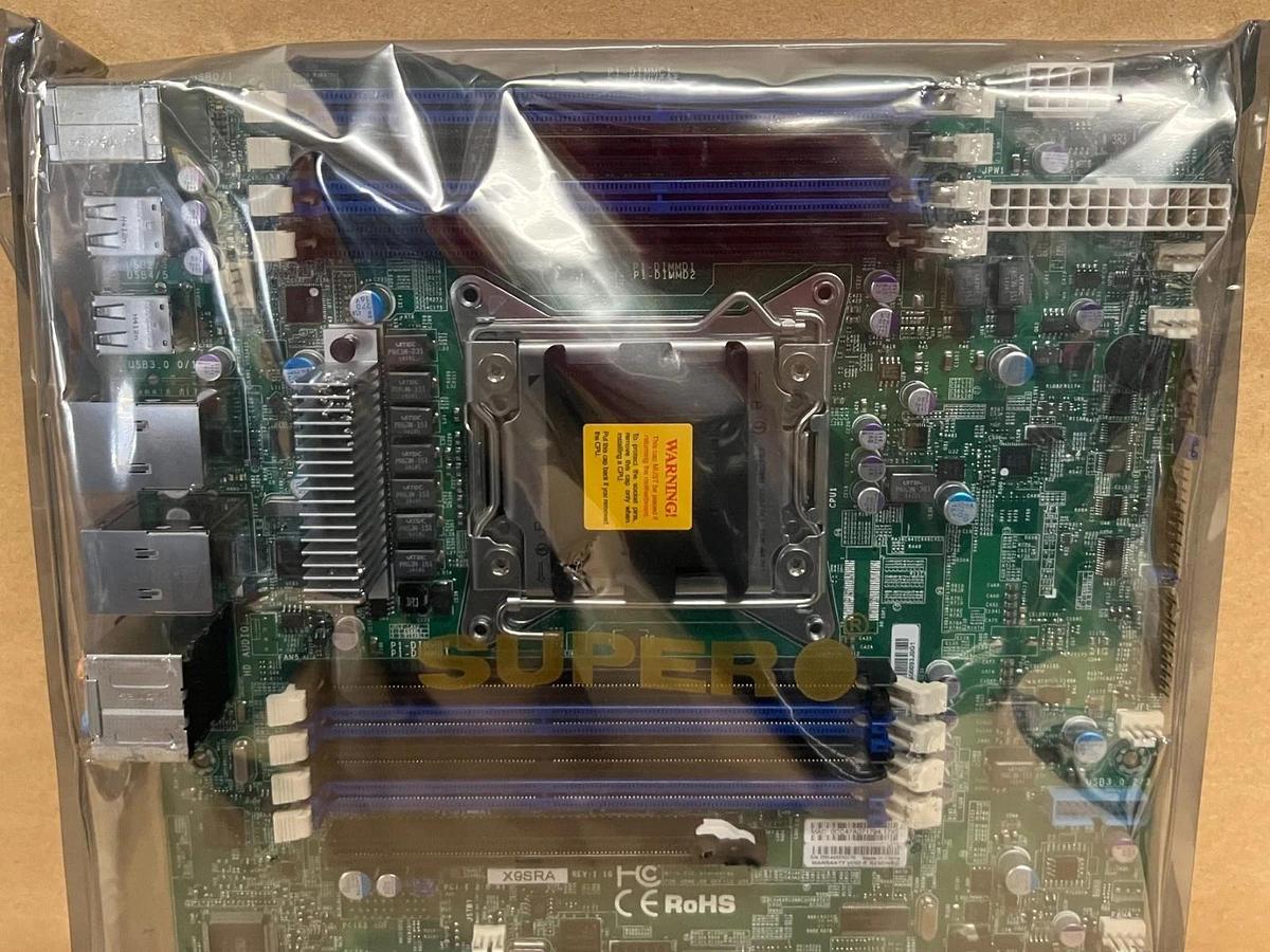 Used Supermicro X9SRA Rev 1.10 Motherboard ATX Workstation Server *FACTORY SEALED*