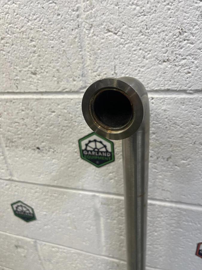 Used M Braun 304 Stainless Steel Sanitary Pipe w/ KF40 Flange 8003793