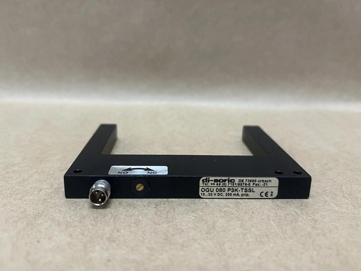 Used Di-Soric OGU 080 P3K-TSSL Fork Photoelectric Sensor