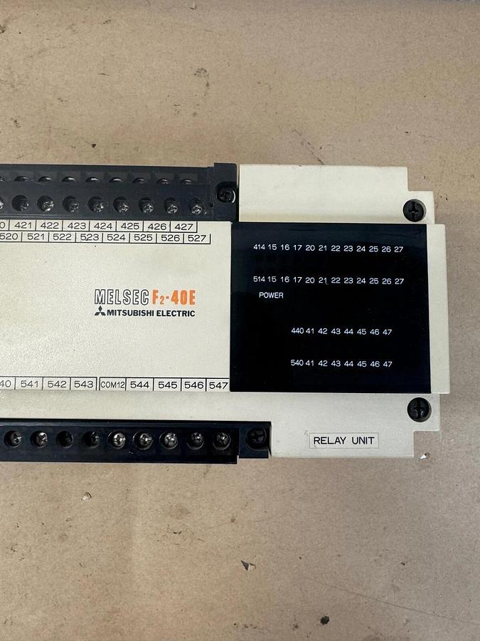 Used Mitsubishi Melsec f2-40E Relay Unit Controller