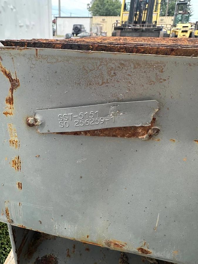 Used Little Giant SST-5151 4 Drum, Forkliftable Steel Spill Pallet