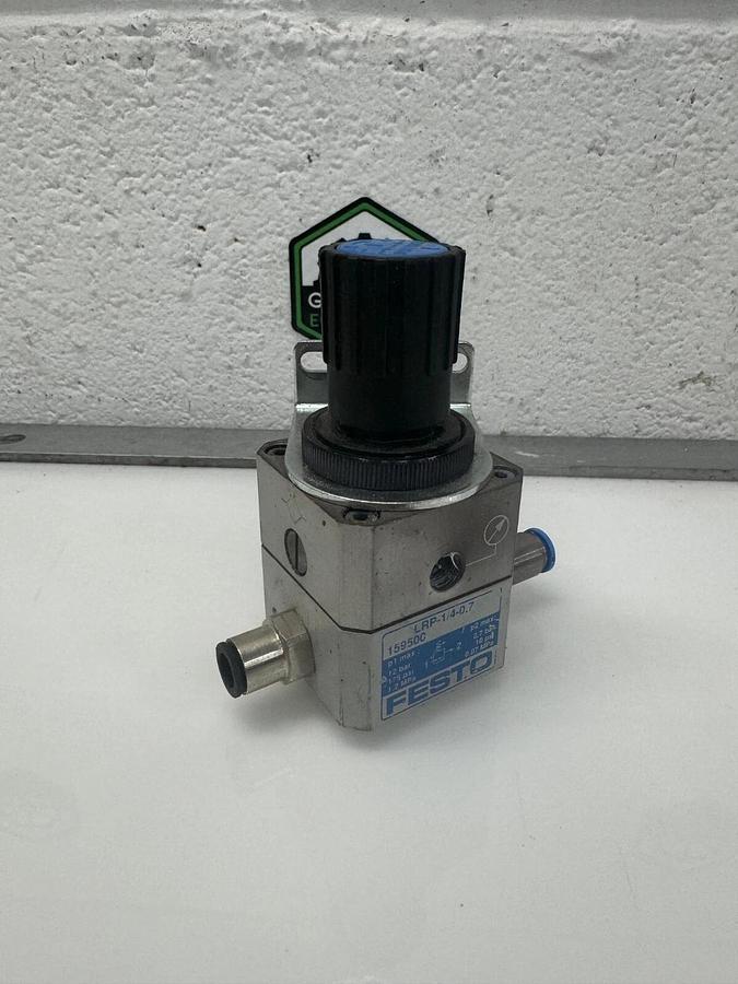 Used Festo 159500 Precision Pressure Solenoid Valve LRP-1/4-0.7