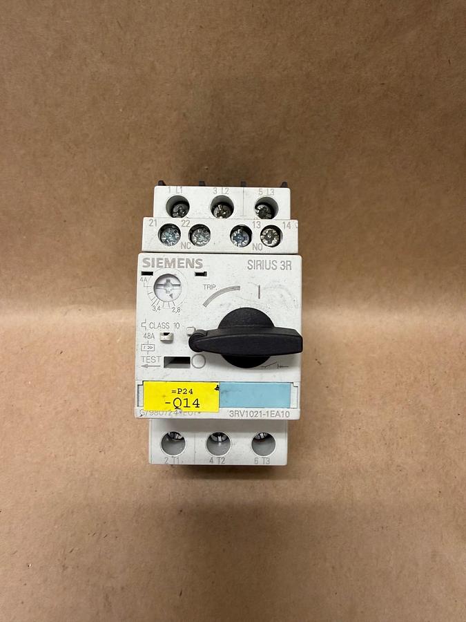 Used Siemens 3RV1021-1EA10 Motor Starter Protector