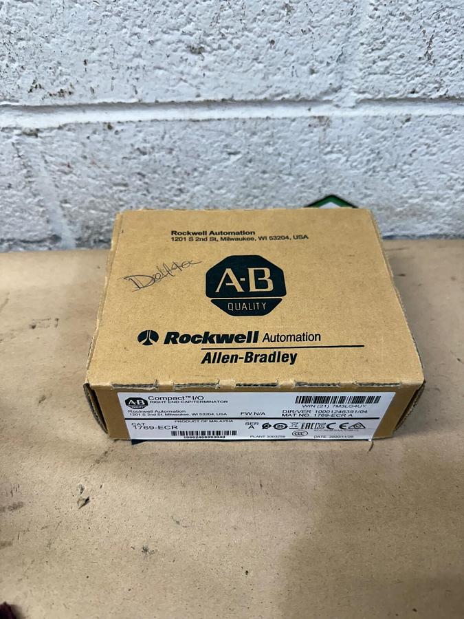 Allen-Bradley 1769-ECR Compact I/O, Right End Cap/Terminator, Series A