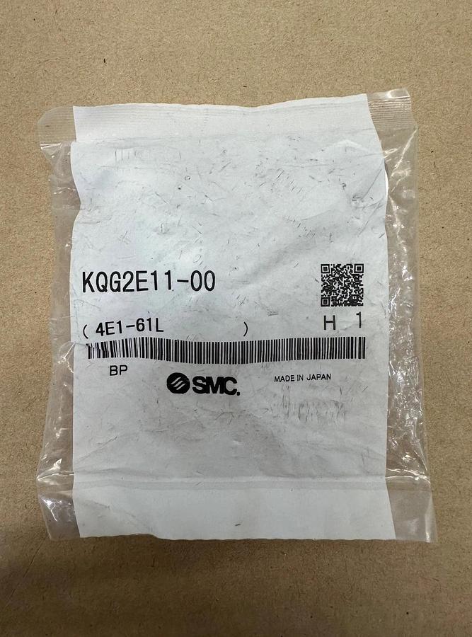 SMC KQG2E11-00 Stainless Steel Bulkhead Union Fitting *FACTORY SEALED*