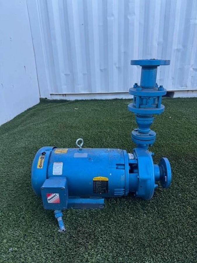 Used Goulds 3656 (Size 1.5x2-8) Pump, 5A/1M5B0, Baldor JMM3713T 15Hp Motor @ 3480RPM