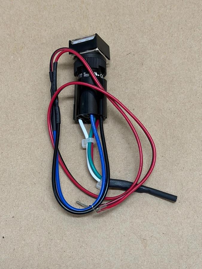 B092MS6RMT 16mm Push Button Switch Square, 3 Pack