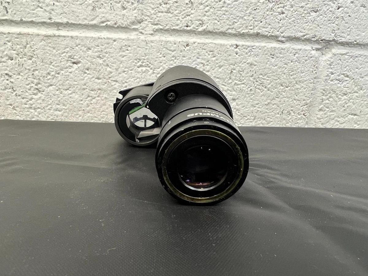 Used Olympus WH10X-H/22 Microscope Focusing Eyepiece w/ Housing