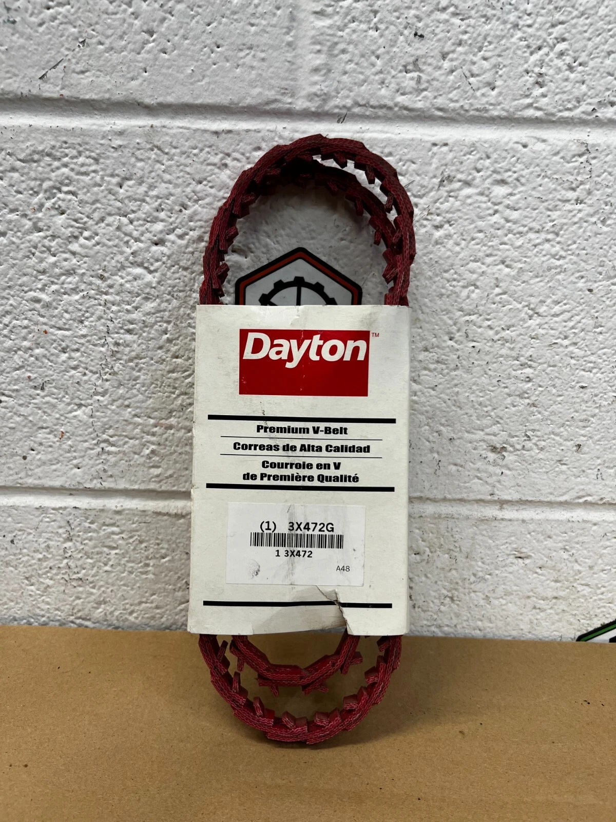 Used Dayton Premium V-belt 3X472G A48 for sale online