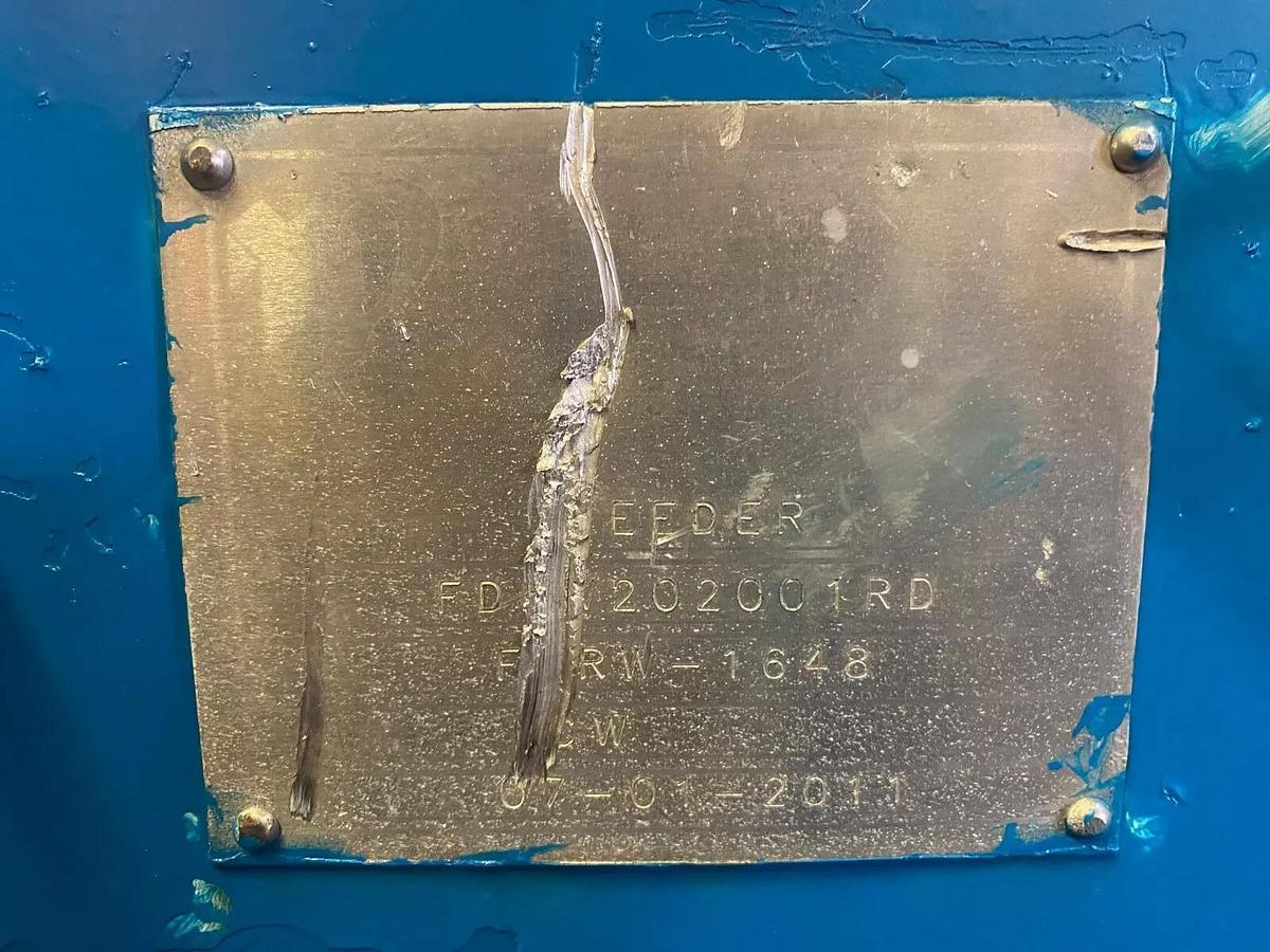 Used Western Pnuematics 20x20 Rotary Airlock Feeder