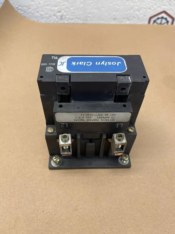 Used Joslyn Clark RDP7-7030-11, 78091-50R Definite Purpose Contactor