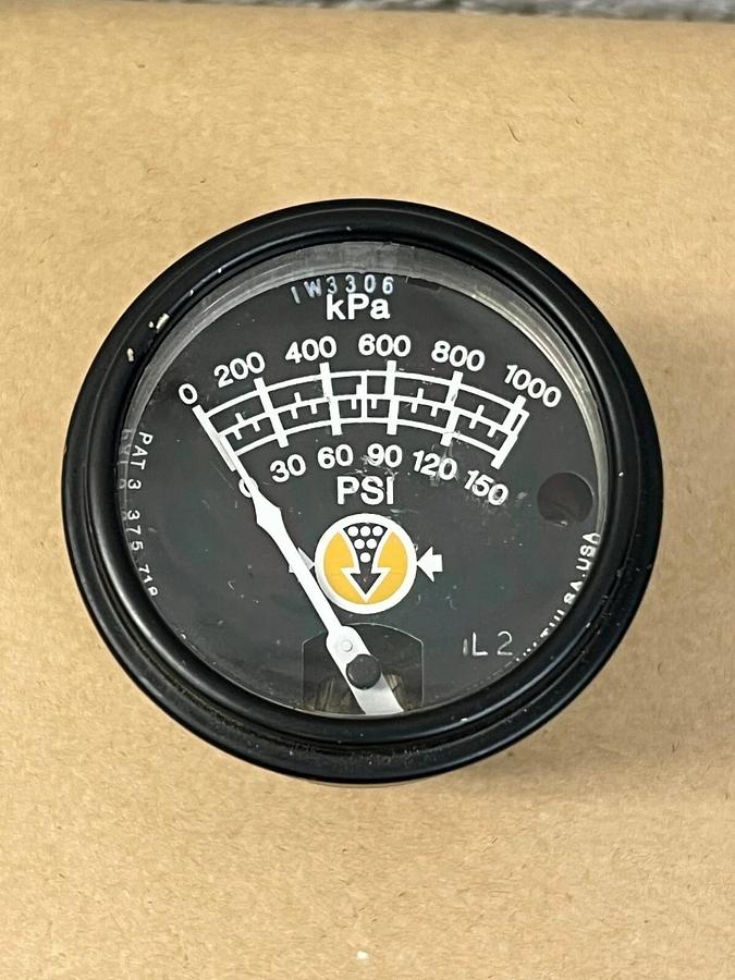 Used Murphy 375.718 0-150 PSI Pressure Gauge, 0-1000 kPa