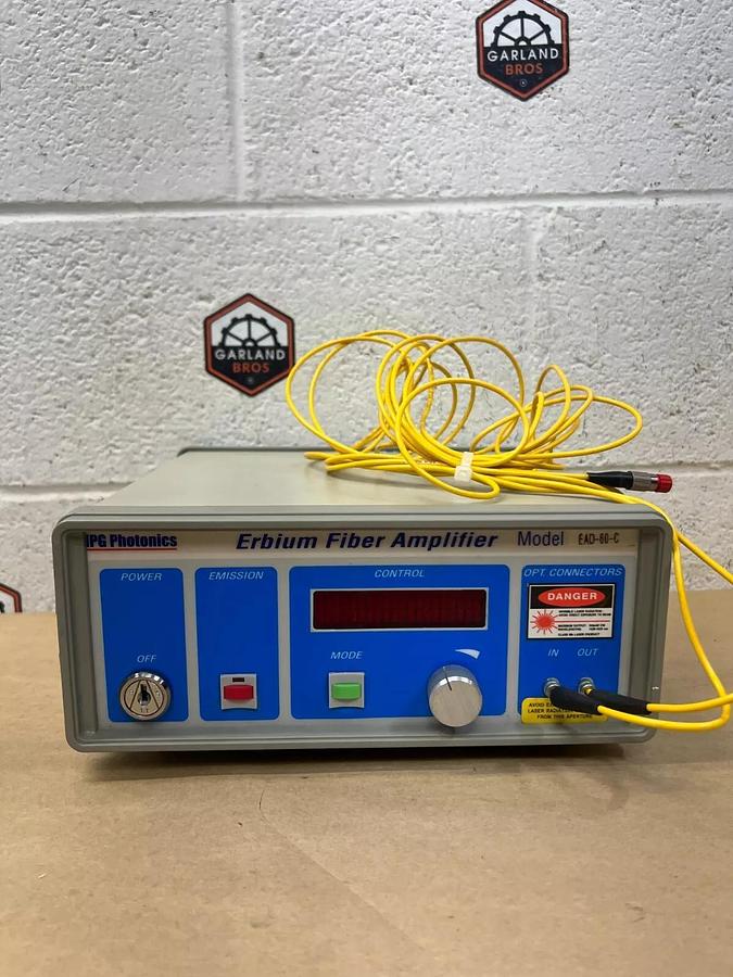 Used IPG Photonics EAD-60-C Erbium Fiber Amplifier
