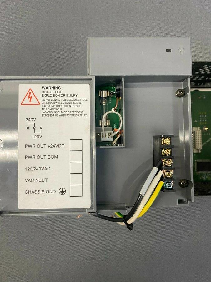 Used Allen Bradley (1) 1746-P2 Power Supply, (1) 1746-A10 10 Slot Rack, (2) 1746-IB16