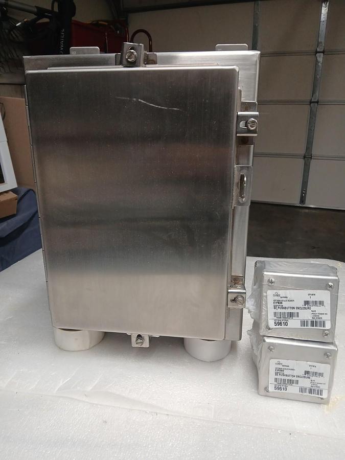 Used Nvent/Hoffman E1 PBX Push Button Enclosure