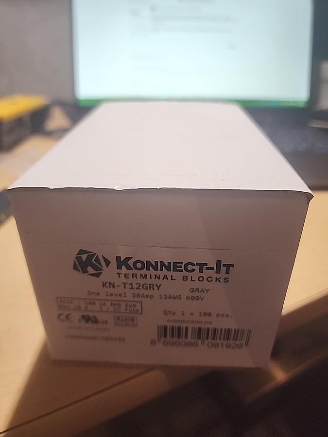 Used ABB 1SNK508010R0000 Terminal Blocks (Qty 45 Pcs) *NEW*