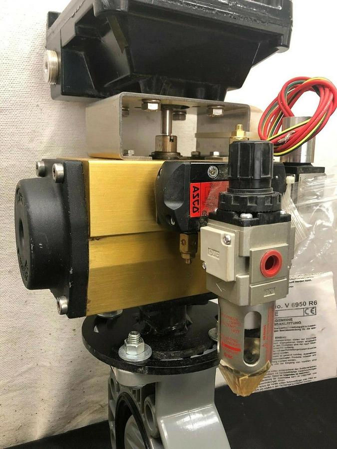 Used Hayward 4” Butterfly Valve w/ Remote Control RCI 435 DA Actuator