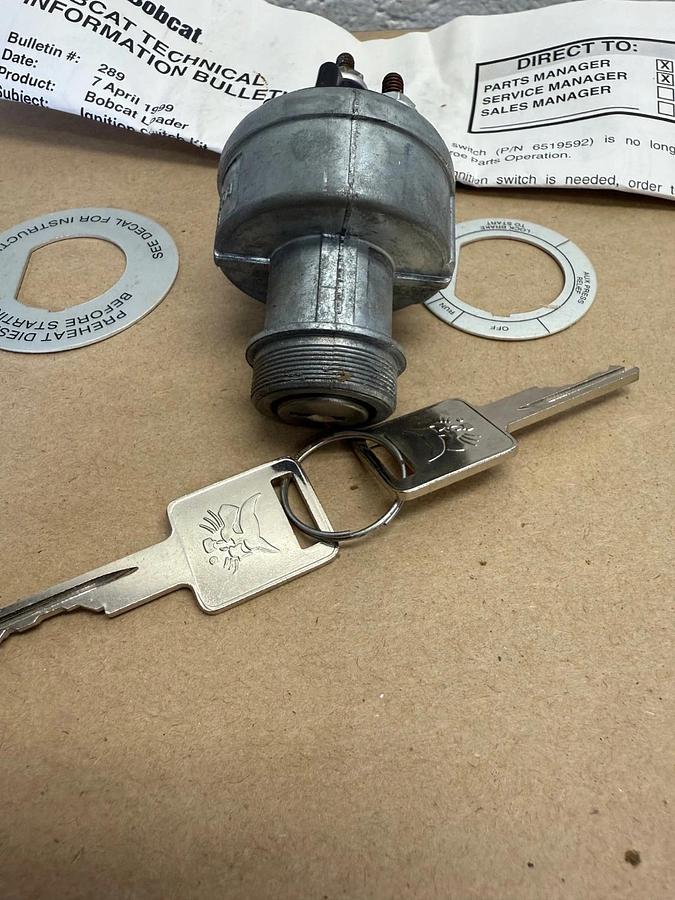 Used Bobcat 6724 282 Switch Kit, Ignition *NEW*