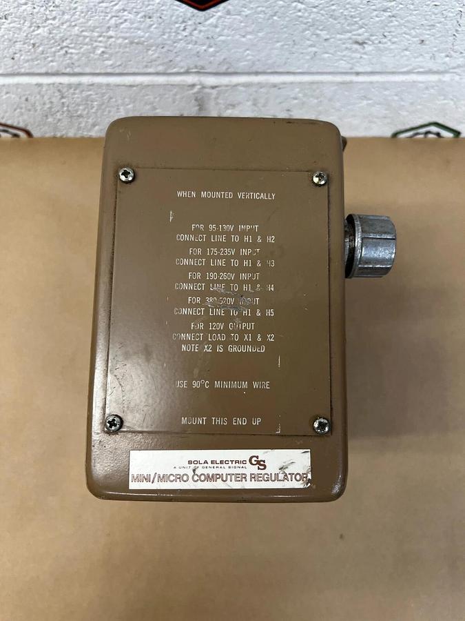 Used Sola Electric 63-23-125-4 CVS Transformer