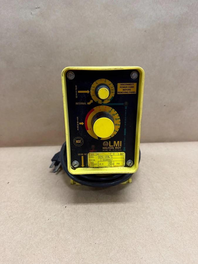 Used LMI Milton Roy A741-155LS Metering Pump