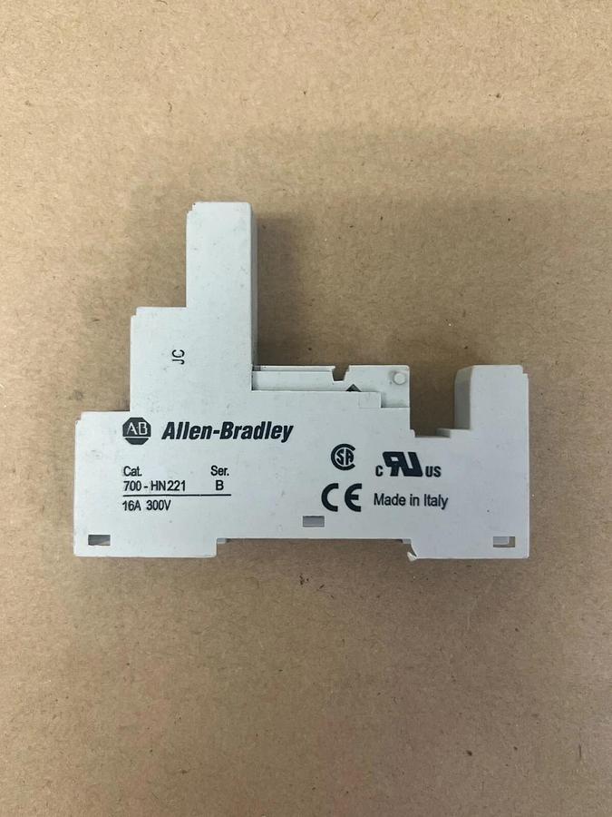 Used Allen Bradley 700-HN221 16A, 300V Relay Socket