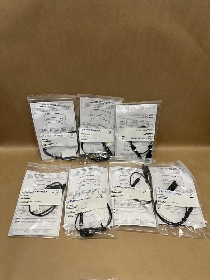 Used Extron Electronics ASA 111 Passive Audio Summing Adapter - Lot of 7 *NEW*