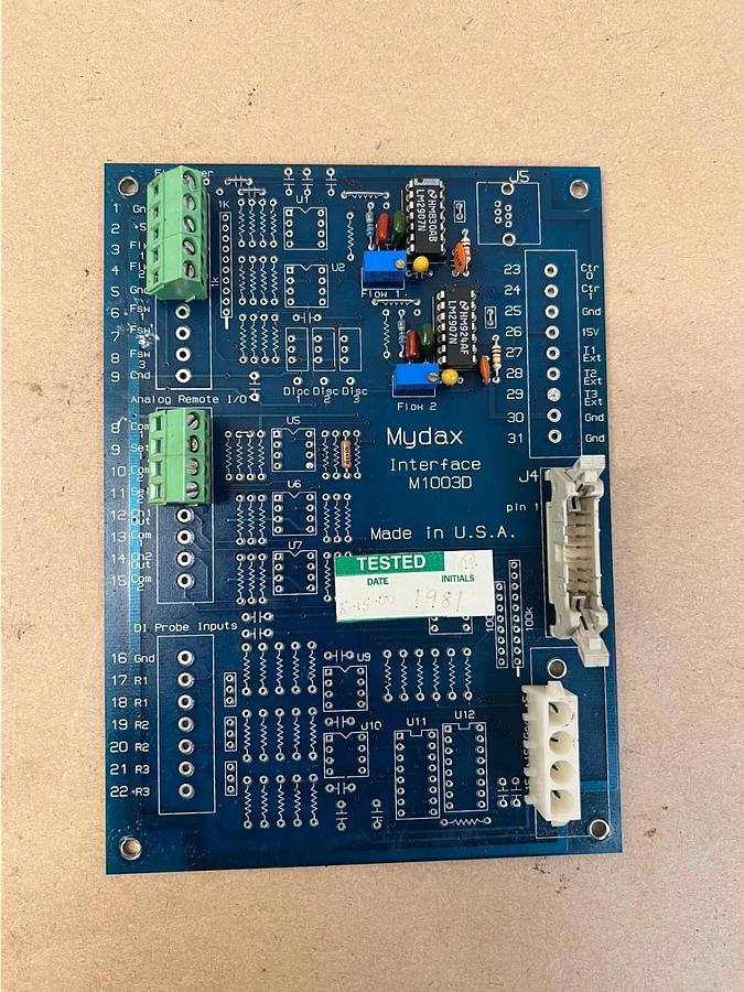 Used Mydax M1003D I/O Interface Board