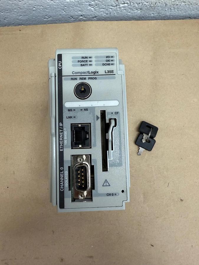 Used Allen-Bradley 1769-L35E CompactLogix Processor Unit, Series A, Ethernet