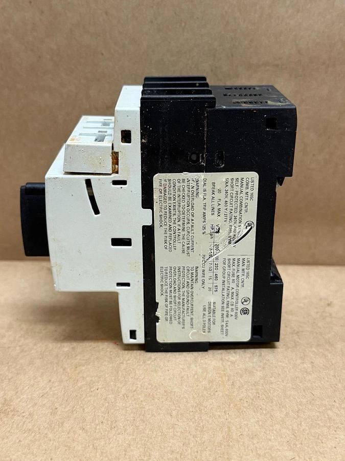 Used Siemens 3RV1021-4BA10 Circuit Breaker