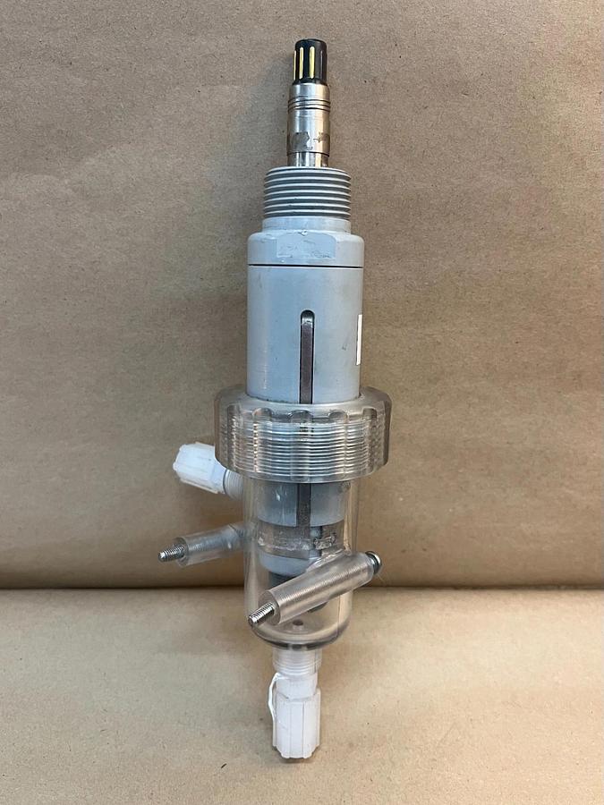 Used Rosemount 498CL Analytical Flow Through Ph Sensor Housing