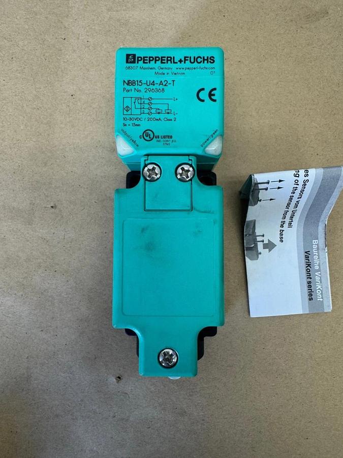 Used Pepperl + Fuchs NBB15-U4-A2-T Inductive Proximity Sensor