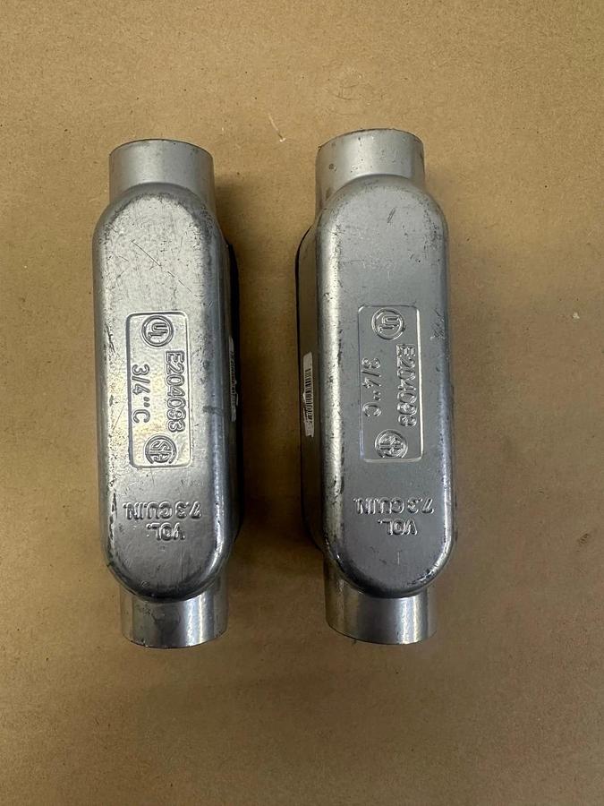 Used Halex Ridge E204093 3/4” C Conduit - Lot of 2