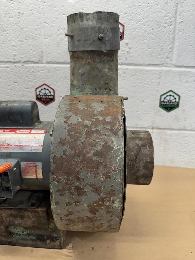 Used Dayton 6K483 Belt Drive Fan & Blower Motor, w/ 5” Blower Wheel