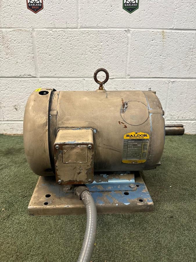Used Baldor M3710T AC Motor, 7.5Hp @ 1725 RPM, 208-230/460V