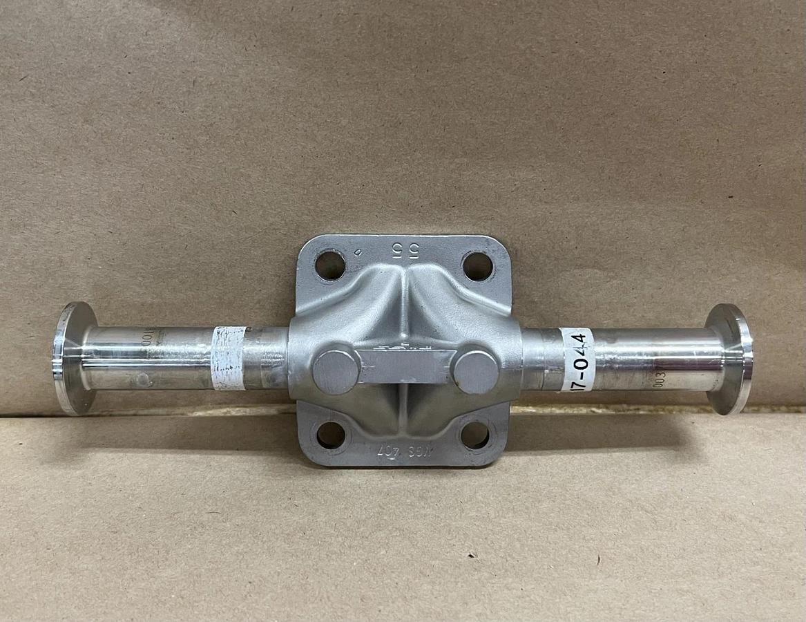 Used Gemü 316L 3/4" SS Multi-Port Block Valve Body