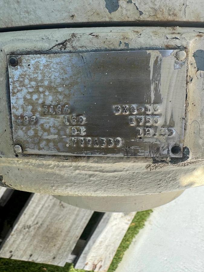 Used Goulds Pumps 3196 3X13 Centrifugal Pump