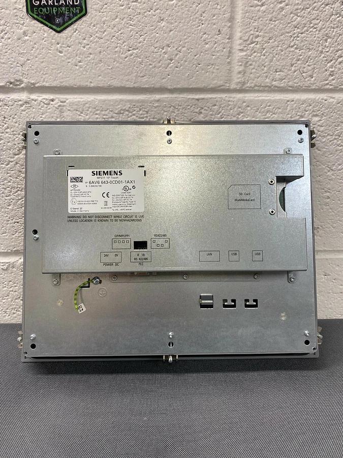 Used Siemens 6AV6643-0CD01-1AX1, MP277 10” Touch Simatic Multi Panel