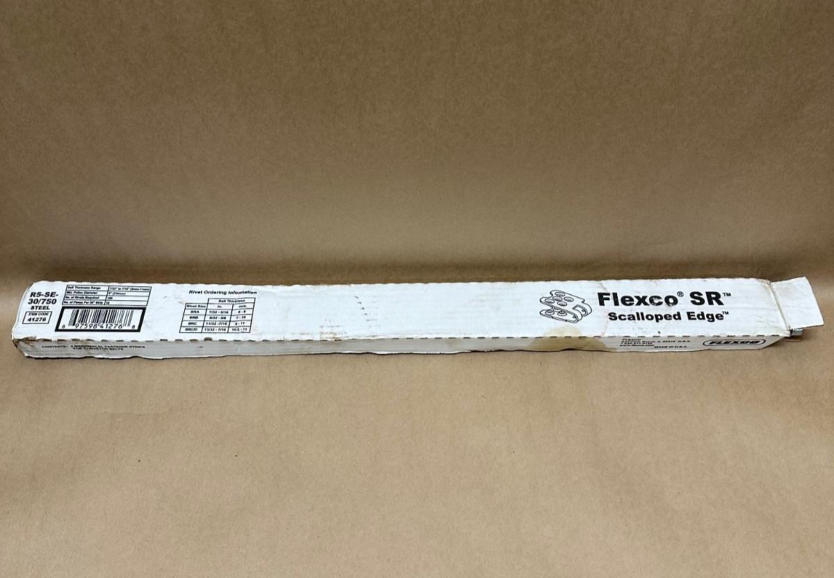 Used Flexco SR 41276 Scalloped Edge Steel Fasteners
