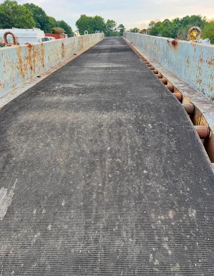 Used Dormont Allen Conveyor Co 42”x61’ Rough Top Conveyor Belt, 42” W Belt, 61' Long