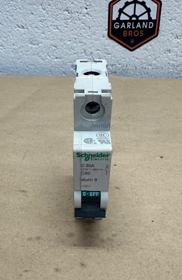 Used Schneider Electric 17417 C30A Circuit Breaker
