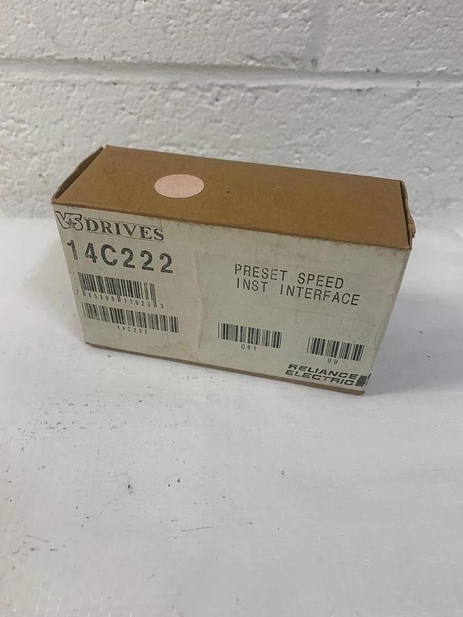Used Reliance Electric 14C222 Preset Speed INST Interface