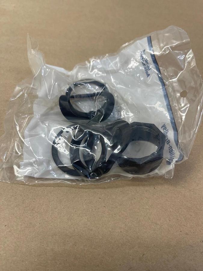 Used Allen-Bradley 800H-DR6A Push Button Unit Type 4, Series F, Mushroom Head Red Cap