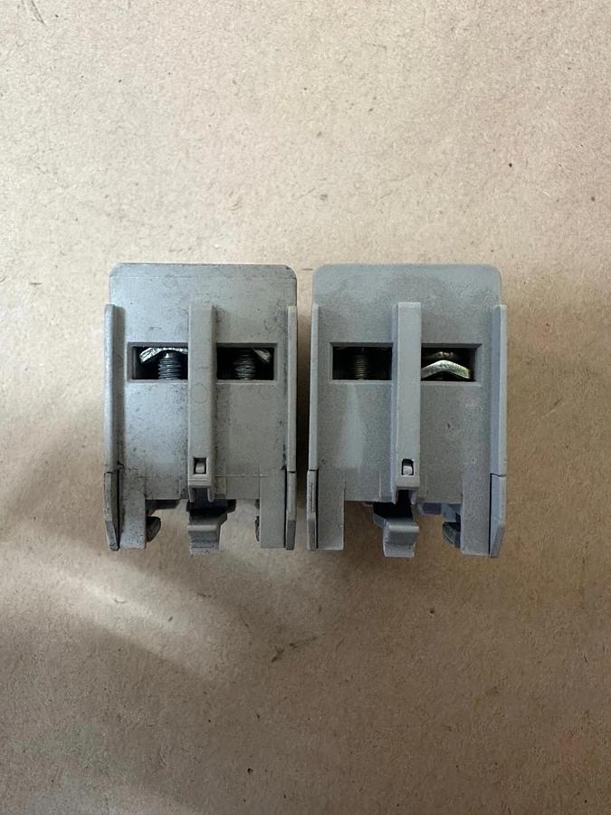 Used Allen Bradley 100-F Lot of 2, Ser A & Ser B Auxiliary Contact Blocks