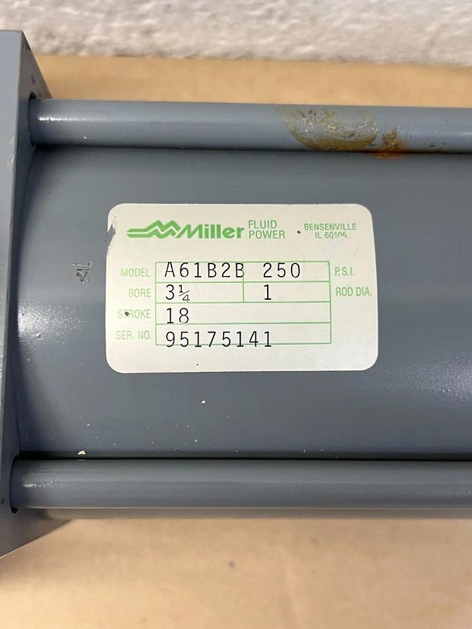 Used Miller A61B2B Air Cylinder