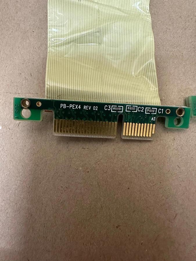 Used ADEX PE-FLEX4R-MD1 to PB-PEX4 Flexible Cable PCI Extender - Lot of 2