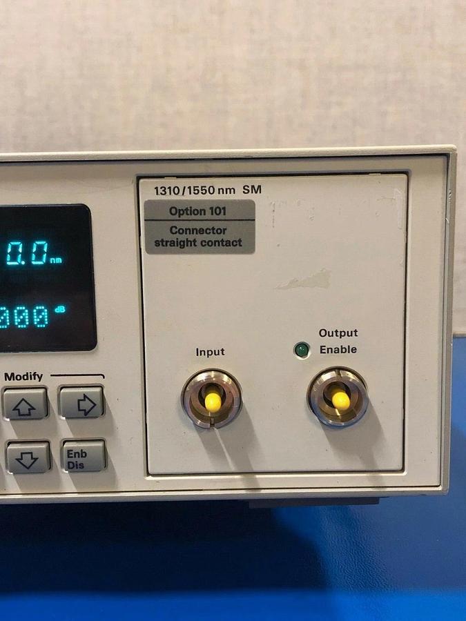 Used Hewlett Packard 8156A Optical Attenuator